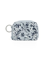 Vera Bradley Women's Cotton Petite Zip-around Wallet With RFID Protection