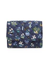 Vera Bradley Women's Cotton Riley Compact Wallet With RFID Protection