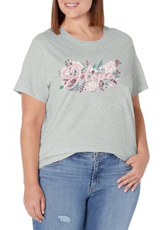 Vera Bradley Women's Cotton Short Sleeve Crewneck Graphic T-Shirt (Extended Size Range)