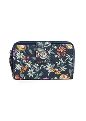 Vera Bradley Women's Cotton Turnlock Wallet With Rfid Protection