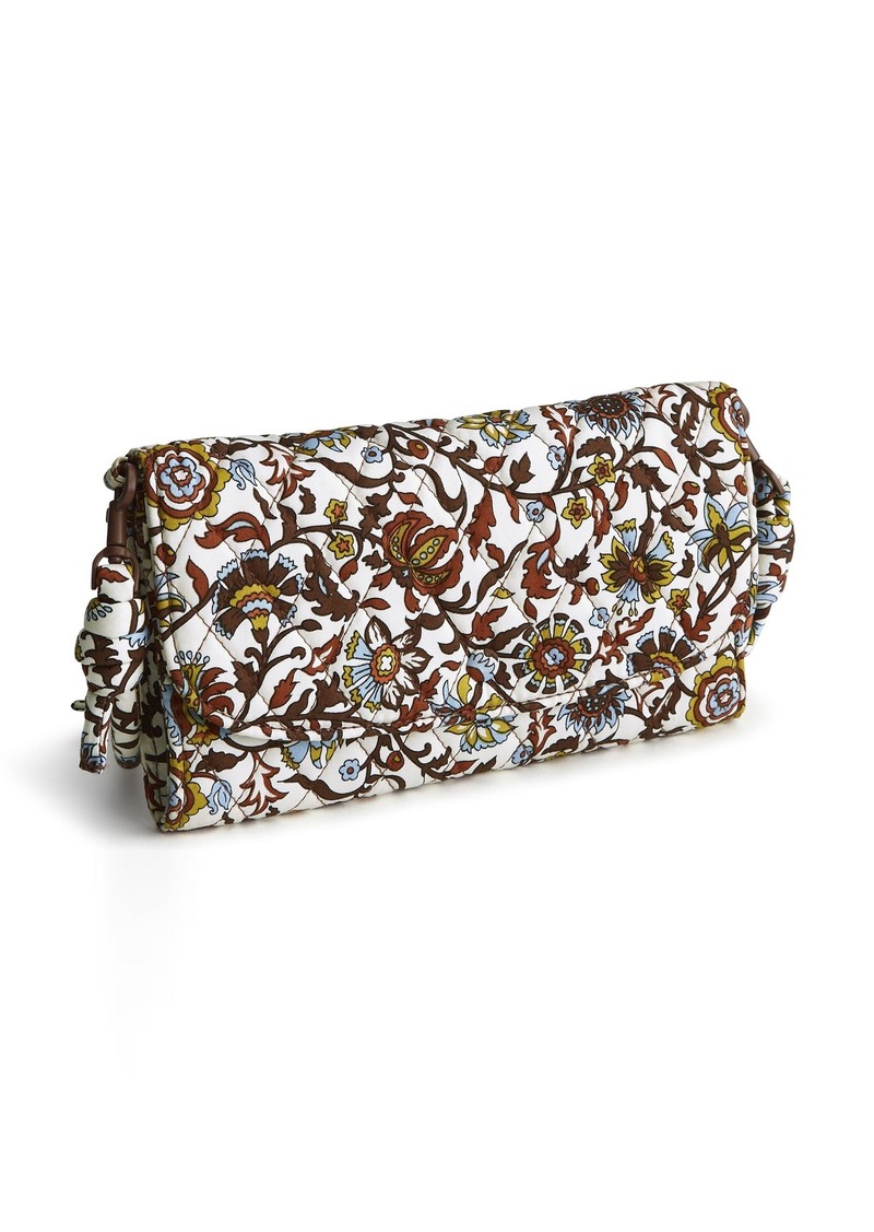 Vera Bradley Women's Cotton Wildwood Wallet Crossbody