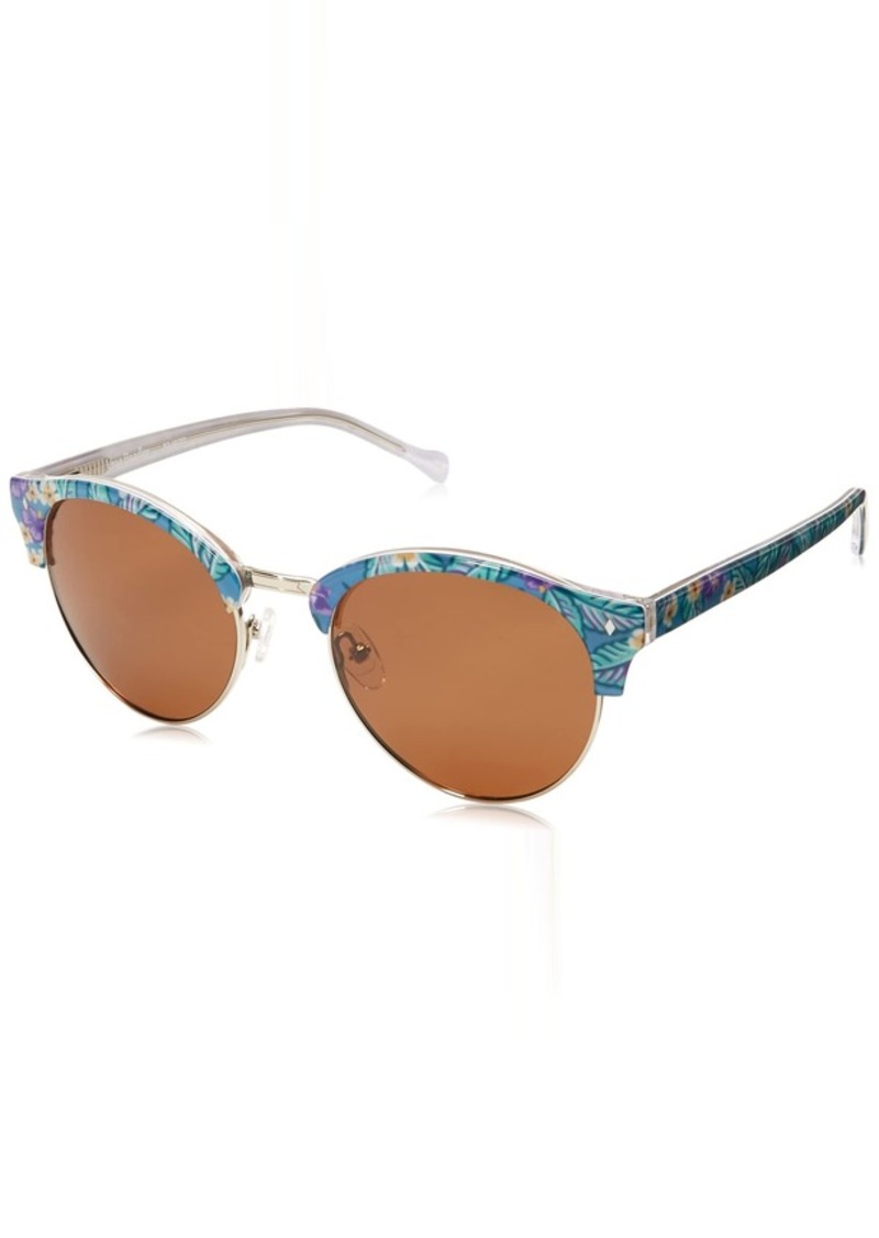 Vera Bradley Women's Jade Polarized Round Sunglasses
