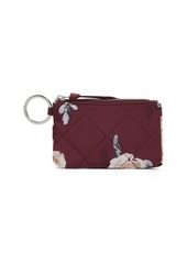 Vera Bradley Women's Performance Twill Deluxe Zip Id Case Wallet with RFID Protection