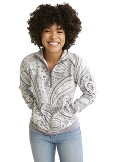 Vera Bradley Women's French Terry Quarter-zip Sweatshirt With Pockets (Extended Size Range)  XXLarge