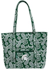 Women's Vera Bradley Michigan State Spartans Iconic Bandana Tote Bag in Green at Nordstrom
