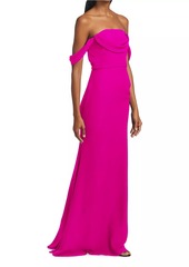 Vera Wang Andree Off-The-Shoulder Gown