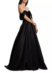 Vera Wang Bridesmaids Viktor Off-The-Shoulder Gown