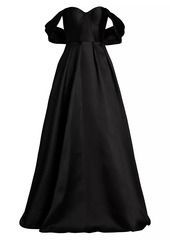 Vera Wang Bridesmaids Viktor Off-The-Shoulder Gown