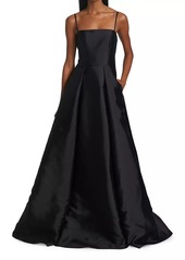 Vera Wang Diane Sleeveless Fit & Flare Gown