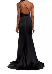 Vera Wang Paulette Satin Mermaid Gown