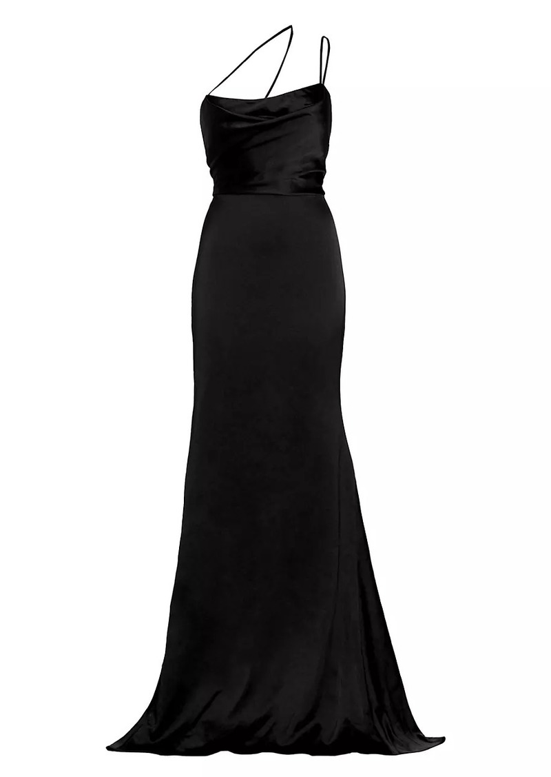 Vera Wang Paulette Satin Mermaid Gown