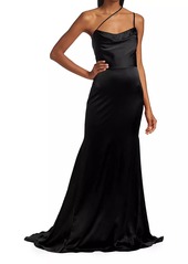 Vera Wang Paulette Satin Mermaid Gown