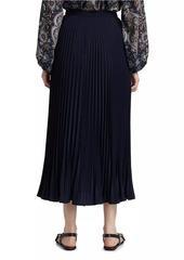 Veronica Beard Addi Pleated Midi-Skirt