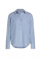 Veronica Beard Amelia Striped Button-Front Shirt