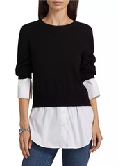 Veronica Beard Amirah Layered Sweater Top