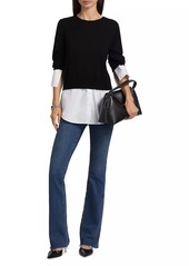 Veronica Beard Amirah Layered Sweater Top