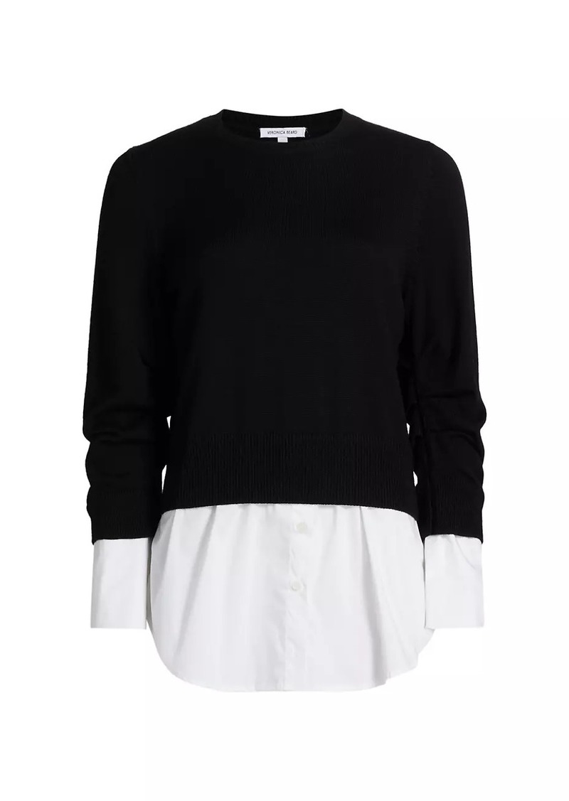 Veronica Beard Amirah Layered Sweater Top