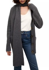 Veronica Beard Annalise Merino Wool-Cashmere Cardigan