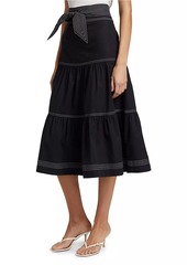 Veronica Beard Armida Midi-Skirt