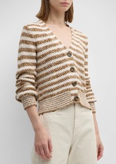 Veronica Beard Artura Stripe Cardigan