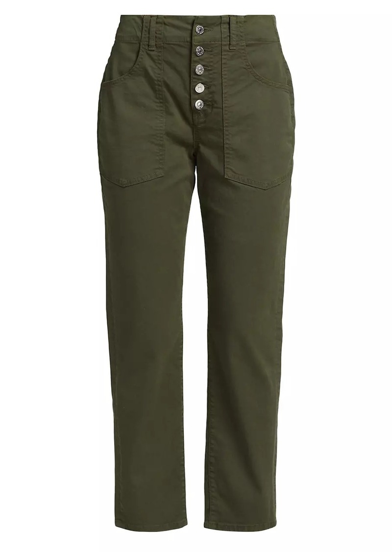 Veronica Beard Arya Cargo Straight-Leg Pants