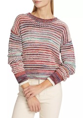 Veronica Beard Asmara Striped Cotton Sweater