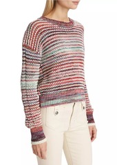Veronica Beard Asmara Striped Cotton Sweater