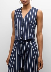 Veronica Beard Bennet Stripe Vest