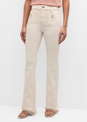 Veronica Beard Beverly High-Rise Skinny Flare Jeans