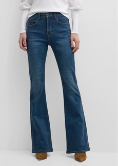 Veronica Beard Beverly High Rise Skinny Flare Jeans