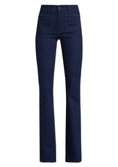 Veronica Beard Beverly High-Rise Stretch Flare Jeans