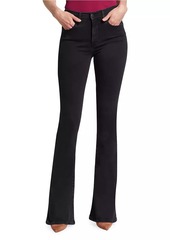 Veronica Beard Beverly High-Rise Stretch Skinny Flare Jeans