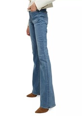 Veronica Beard Beverly Skinny Flare Patch Pocket Jeans