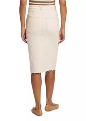 Veronica Beard Breves Knee-Length Denim Skirt