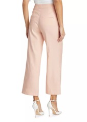 Veronica Beard Brixton Linen-Blend Crop Pants