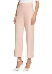 Veronica Beard Brixton Linen-Blend Crop Pants