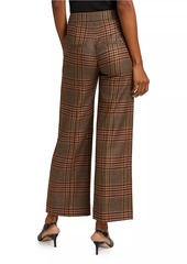 Veronica Beard Brixton Wool Plaid Pants