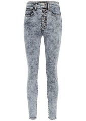 Veronica Beard Brooke stretch-denim skinny jeans