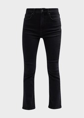 Veronica Beard Carly Kick-Flare Cropped Jeans