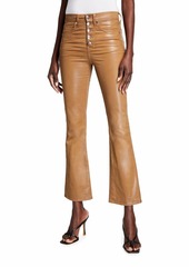 Veronica Beard Carolyn Kick-Flare Coated Jeans