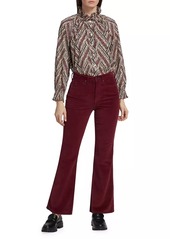 Veronica Beard Carson Corduroy Flare Pants