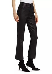 Veronica Beard Carson Faux Leather High-Rise Pants