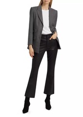 Veronica Beard Carson Faux Leather High-Rise Pants