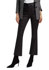 Veronica Beard Carson Faux Leather High-Rise Pants