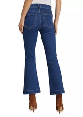 Veronica Beard Carson High-Rise Crop Flare Jeans