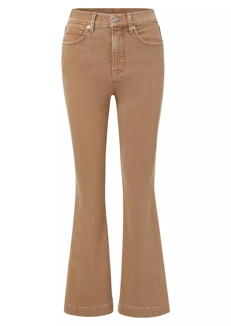 Veronica Beard Carson High-Rise Flare Pants