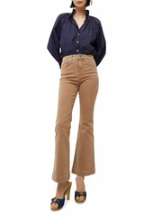 Veronica Beard Carson High-Rise Flare Pants