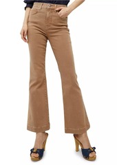 Veronica Beard Carson High-Rise Flare Pants