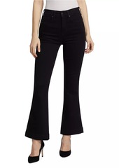 Veronica Beard Carson High-Rise Flare Pants