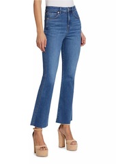 Veronica Beard Carson High-Rise Stretch Flare Ankle Jeans